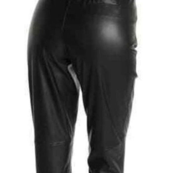 BlankNYC BNWT Belted vegan leather paperbag pants - Picture 2 of 6